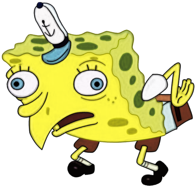 spongebobmocking